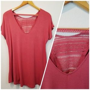 Umgee Crochet Knit Top
